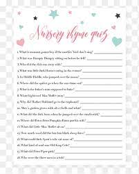 No dejes de descargar el famoso juego de bingo de baby shower, es super divertido y a tus invitadas disfrutaran de la oportunidad de. Juego De Poesia Infantil De Preguntas Y Respuestas Baby Shower Baby Shower Girl Juego Texto Png Pngegg