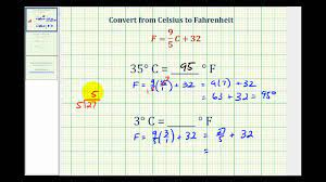 Ex Convert Temperature From Celsius To Fahrenheit Youtube