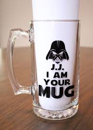Star Wars Inspired Beer Mug Personalized Name I Am Your Mug I Am Your Beer Mugs Beer Mug Star Wars Inspired