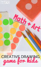 Math Art Drawing Game For Kids Kids Steam Lab Drawing Games For Kids Math Art Math Art Drawing