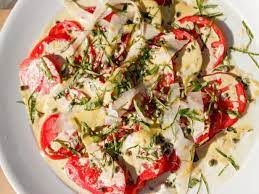 Tomato Carpaccio Recipe Ina Garten Food Network Recipe Food Network Recipes Carpaccio Recipe Food