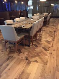 Dining Room With Herringbone Flooring Restaurant Flooring Herringbone Wood Floor Types Of Wood Flooring