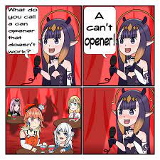 Enjoy this list of greatest hits from the bad joke eel meme, and feel free to vote for your favorites. Bad Joke T Rex Meme But It S Ina From Hololive En Leoperdomo Illustrations Art Street