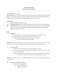High school, psychology experiment no social media for a week. Informative Speech Outline Studocu