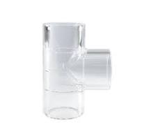 Pipe connector clear for 20mm - T