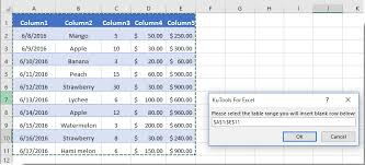 Alt+i+r to add a new row above. How To Use Macro To Insert Row Below Table In Excel