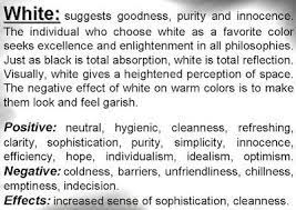 Black and white color symbolism. White Color Psychology White Meaning Personality