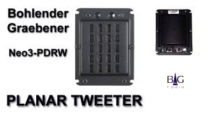 Each speaker features two 10 planar midranges and a 3 planar tweeter. Bohlender Graebener Neo3 Pdrw Tweeters Other Speaker Parts Comp Consumer Electronics Chawtechsolutions Co In