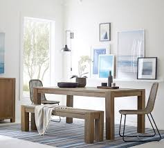 Sustainably Sourced Furniture Pottery Barn Dining Table With Bench Dining Room Design Extendable Dining Table