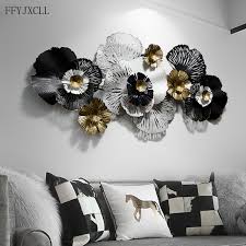 Check spelling or type a new query. Europeen Simple Lumiere De Luxe Fer Decoration Murale Salon En Metal 3d Pendentif Creatif Restaurant Decoration De La Maison Fleur