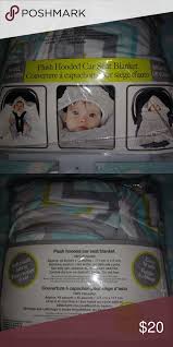 Plush Hooded Car Seat Blanket Car Seat Blanket Car Seats Plush