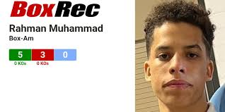 BoxRec: Rahman Muhammad