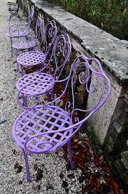 Purple Chairs Purple Chair Purple Garden Purple