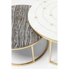 Add a luxurious touch to your dining room décor with the bali table. Round Marble Side Table Mystic Kare Design