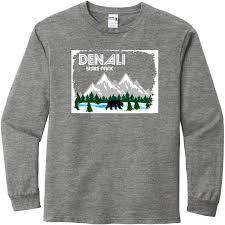 denali state park alaska long sleeve t shirt