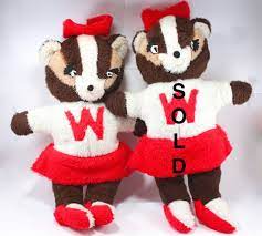 Vintage University Of Wisconsin Madison Bucky Badger Etsy Plush Dolls University Of Wisconsin Madison Bucky Badger