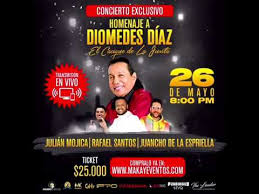 El 26 del mes de mayo, nació un niñito en el año 57, y allá en la junta fue bautizado, y hoy se conoce con el nombre. 26 De Mayo Homenaje A Diomedes Diaz Evento Live Youtube