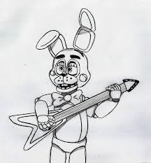 Bonnie draw step nights five drawing freddys drawingtutorials101. Best Of Fnaf Coloring Pages Toy Bonnie Sugar And Spice