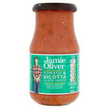 I stopped relying on mass it's true that tomatoes are not ripe yet for saucing but it doesn't hurt to be prepared!! Jamie Oliver Tomato Ricotta Basil Pasta Sauce Ocado