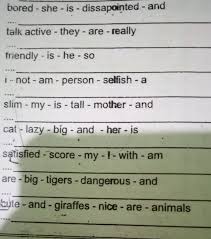 Descriptive adjective adalah jenis kata sifat yang berfungsi untuk menjelaskan bentuk atau sifat suatu benda. Susunlah Menjadi Kalimat Dan Terjemahkan Dan Garis Bawahi Yg Mempunyai Kata Sifat Memakai Bahasa Brainly Co Id