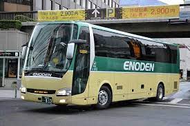 江ノ電高速バス 三菱エアロクイーン 高速バス レトロバス 江ノ電