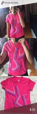 Black Blue And Pink Nike Shirt Nike Dry Fit V Neck T Shirt Nike Workout Shirts Clothes Design Workout Shirts