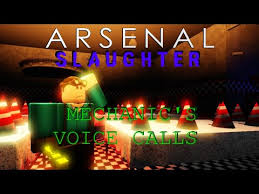 Arsenal roblox game & arsenal codes for money & skin 2021. Roblox Arsenal Slaughter Event Mechanic S Voice Calls