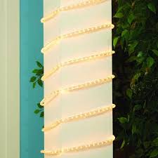 Mainstays 30 Foot Outdoor Indoor Decorative Clear Rope Light Walmart Com Rope Light Rope Lights Light