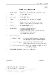 Menghabiskan sukatan pelajaran lebih awal supaya silibus program latih tubi dapat dijalankan. Doc Pk01 3 Format Laporan Program Sk Parit Sulaiman Academia Edu