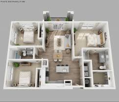 Maybe you would like to learn more about one of these? Three Bedroom Apartment 3d Floor Plans Bedroom Floor Plans Apartment Floor Plans Bedroom House Plans