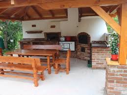 Kemax Gyori Kerti Konyha Backyard Kitchen Outdoor Fireplace Designs Outdoor Patio Designs