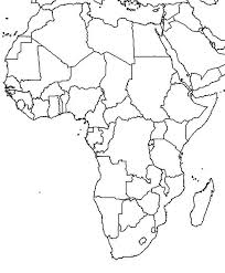 Map of africa with countries and capitals. Africa Map Blank Eses
