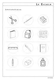 School Supplies School Objects Spanish Worksheets Activities Escuela Utiles Escol School Supplies In Spanish School Supplies For Teachers School Supplies