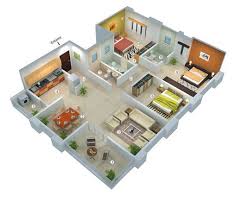 Denah rumah 3 kamar tidur 1 mushola dalam rumah terbaru. 63 Desain Rumah Minimalis Sederhana 4 Kamar Desain Rumah Minimalis Terbaru