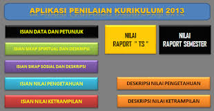 Aplikasi Penilaian Dan Raport Kurikulum 2013 Versi 2019 Kurikulum Aplikasi Penilaian