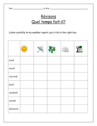 Mais le ciel est gris. Quel Temps Fait Il Teaching Resources Weather Tracking Weather