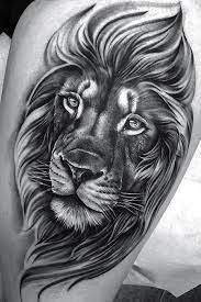 Awesome Black Gray Lion Tattoo C Tattoo Artist Bobby Loveridge Mens Lion Tattoo Lion Tattoo Tribal Lion Tattoo