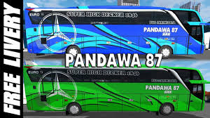 Disini kita kembali datang dengan updatean livery bus simulator indonesia terbaru dengan desain yang mumpuni. Rilis 2 Livery Bus Pandawa 87 Shd Bussid 41 Youtube