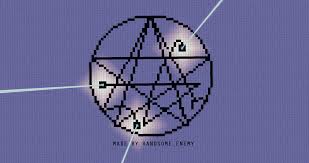 I Made The Necronomicon Symbol In Minecraft Lovecraft Lovecraft and the hound narrator and st. i made the necronomicon symbol in