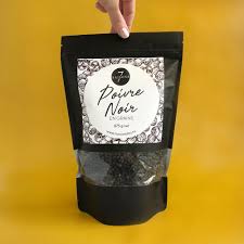 Poivre Noir Grain Poivre Poivre Noir Poivre Noir En Grain En Vrac Poivre Noir 875 Gr Poivres Design Emballage Alimentaire Sac Kraft Aromates