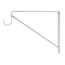 White Heavy Duty Shelf And Rod Support 15477 At The Home Depot Heavy Duty Shelf Brackets Closet Rod Storage Solutions Closet