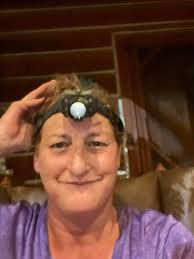 Gardening with miracle grow at night