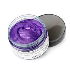 The box kit will include everything you need to apply the color the dye should be applied to dry hair. Amazon Com Hair Color Wax Wash Out Hair Color Instant Hair Wax Temporary Hair Color Hairstyle Cream 4 23 Oz Hair Pomades Natural Hairstyle Wax For Men And Women Purple Beauty