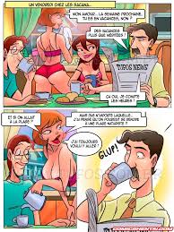 Plage Nudiste - Famille Sacana 9 - Bandes Dessinées Hentai