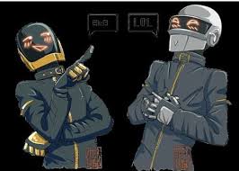 Daft punk's secretive stage presence began in the nineties, when they wore black bags over their heads during performances. Pin By Mmap On Robots That I Love Daft Punk Music Artists Dj Art