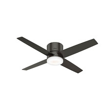 Hunter 59372 Noble Bronze Advocate 54 Smart Home Hugger Indoor Ceiling Fan Dc Motor Remote Control And Led Light Kit Included In 2020 Ceiling Fan Led Ceiling Fan Flush Mount Ceiling Fan