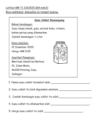 Padapetang menjelang tahun baru, setiap ahli keluarga yang tinggalberjauhan akan pulang untuk menghadiri majlis makan sekeluarga.di bahagian. Ejercicio De Latihan Bm T1 23062020 Ba Ms63