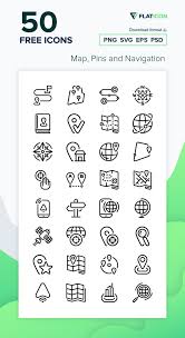 50 Kostenlos Vector Icons Of Map Pins And Navigation Designed By Freepik In 2020 Kostenlose Icons Namen Andern Lineal