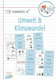 Umwelt Und Klimawandel Domino Spiel Unterrichtsmaterial In Den Fachern Erdkunde Ethik Politik Sozialkunde In 2020 Domino Spiele Erdkunde Treibhausgase