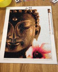 Done Klaar Diamond Diamondpainting Painting Boedha Present Gift Cadeau Diamond Paint 5d Diamond Painting Painting Kits